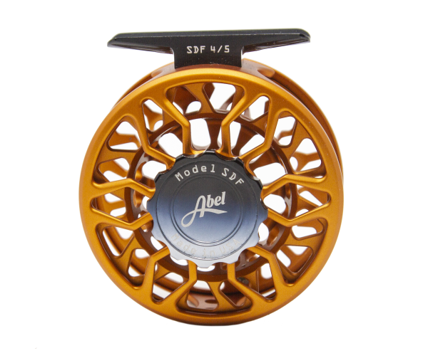 Abel SDF 4/5 Satin Orange Custom Fly Reel